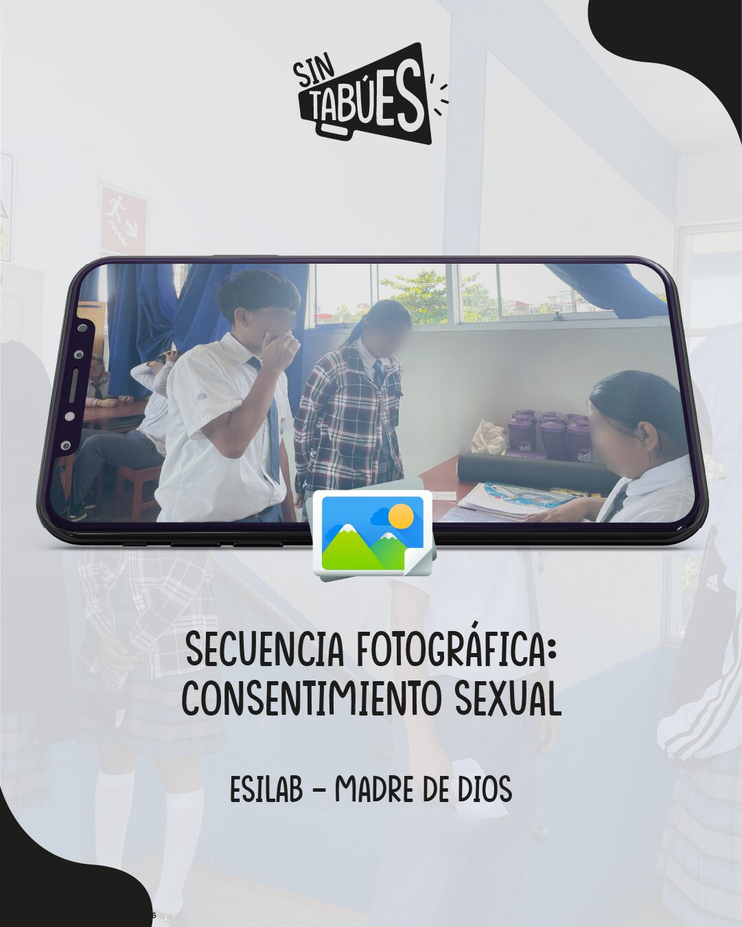 Secuencia fotográfica - Acoso sexual en la escuela